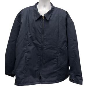 Vintage Red Kap Men’s 4XL Blue Quilt Lined Mechanic Jacket Workwear